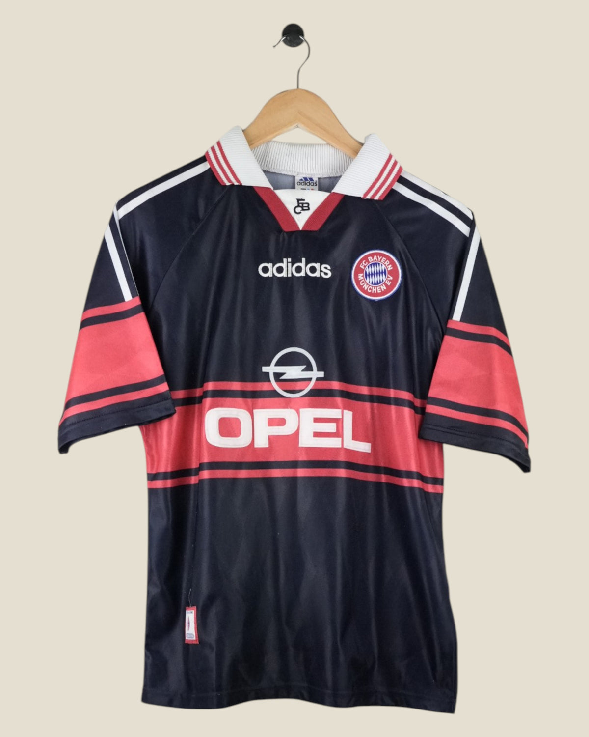 BAYERN MUNICH 1997/99 HOME SHIRT (KIDS XL) ADIDAS