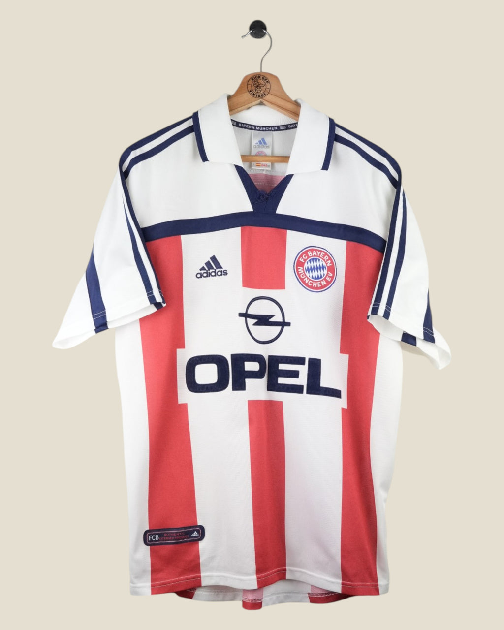 BAYERN MUNICH 2000/02 EFFENBERG AWAY SHIRT (M) ADIDAS