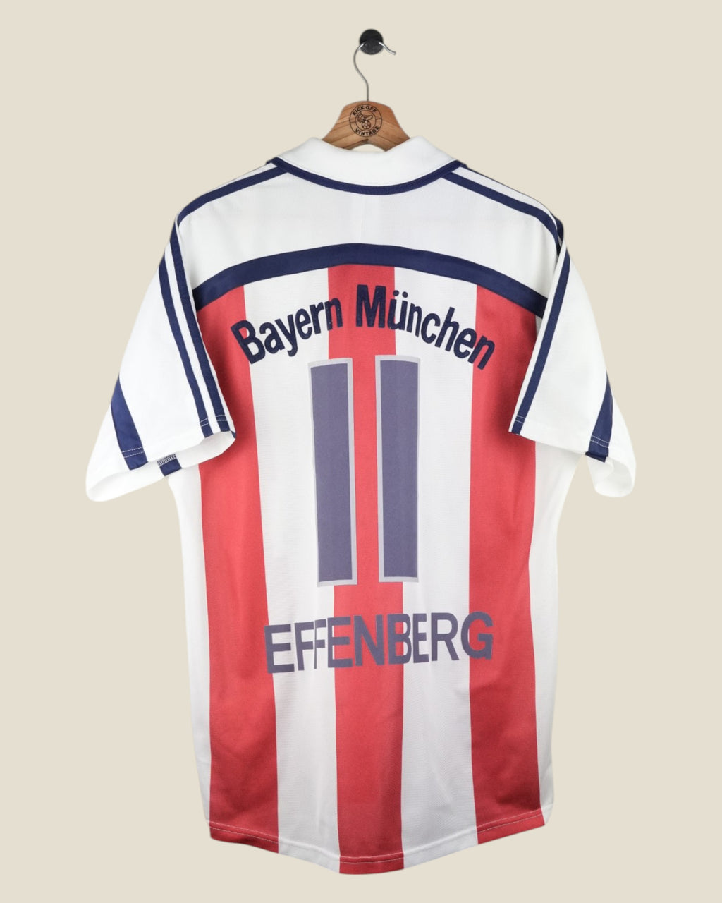 BAYERN MUNICH 2000/02 EFFENBERG AWAY SHIRT (M) ADIDAS