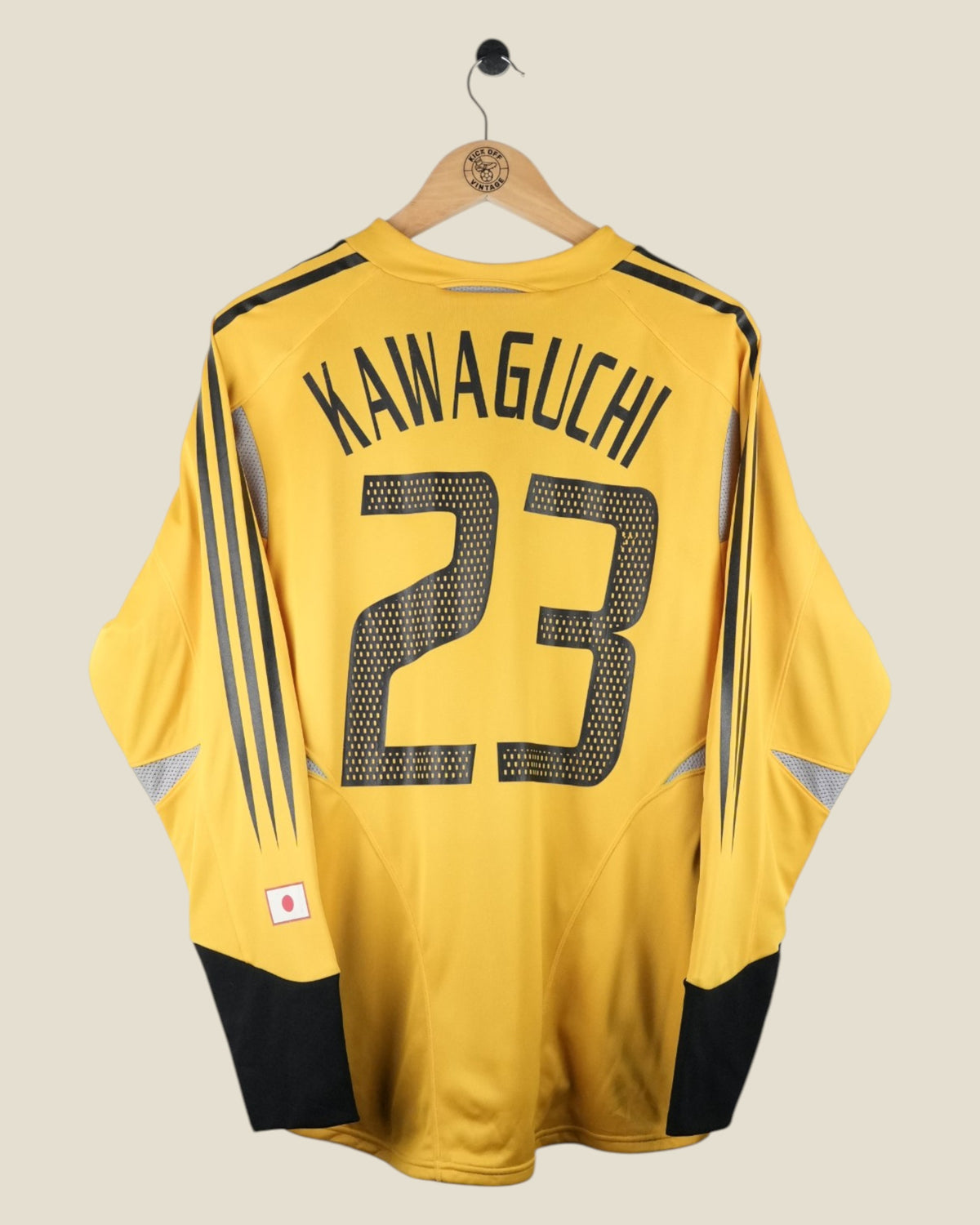 JAPAN 2004 KAWAGUCHI PLAYER ISSUE GK SHIRT (L) ADIDAS