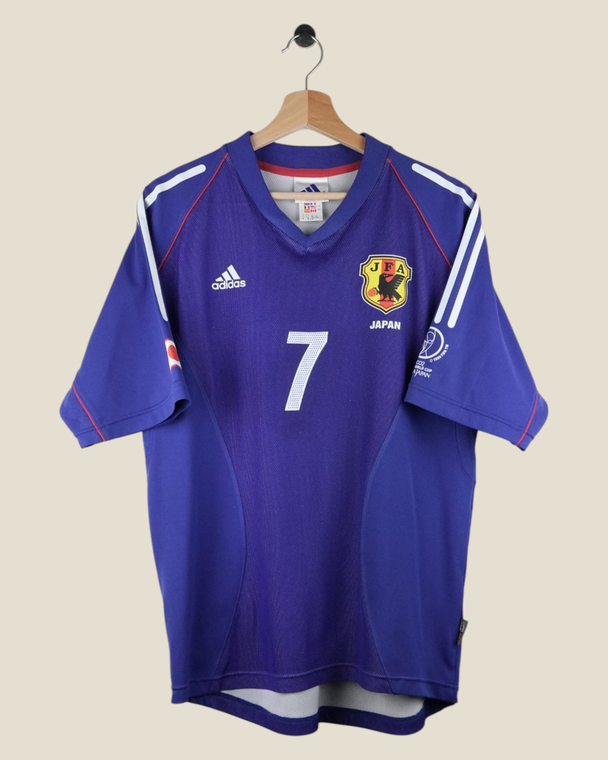 JAPAN 2002 NAKATA HOME SHIRT (L) ADIDAS