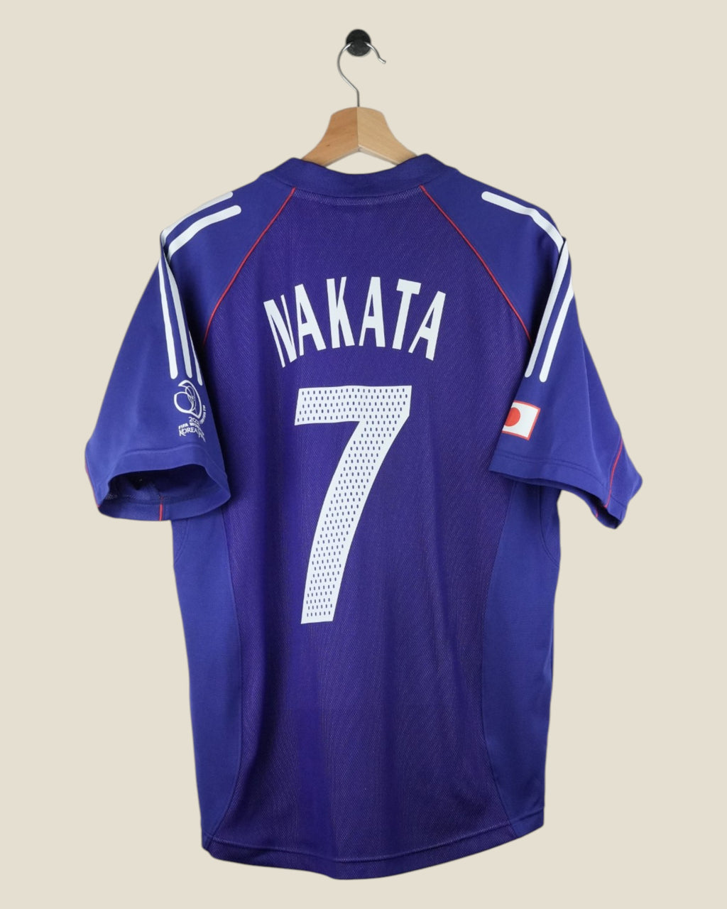 JAPAN 2002 NAKATA HOME SHIRT (L) ADIDAS