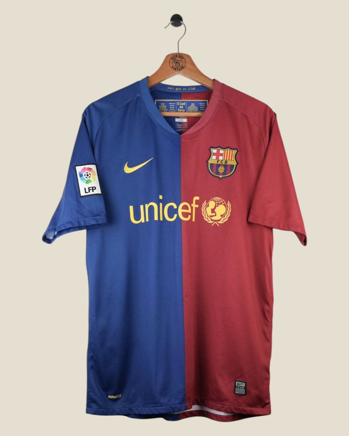 BARCELONA 2008/09 MESSI HOME SHIRT (M) NIKE