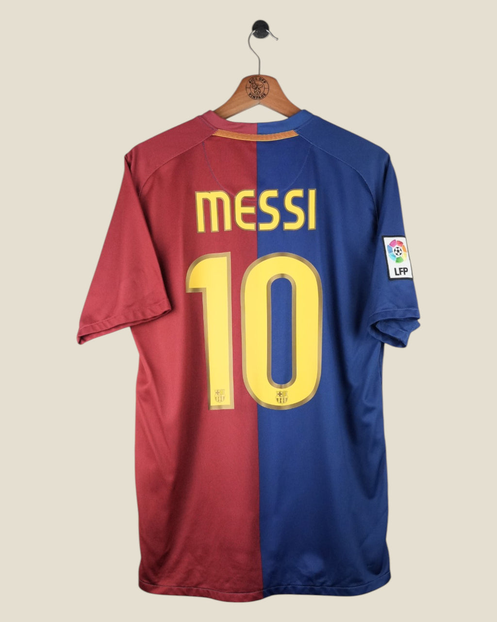 BARCELONA 2008/09 MESSI HOME SHIRT (M) NIKE