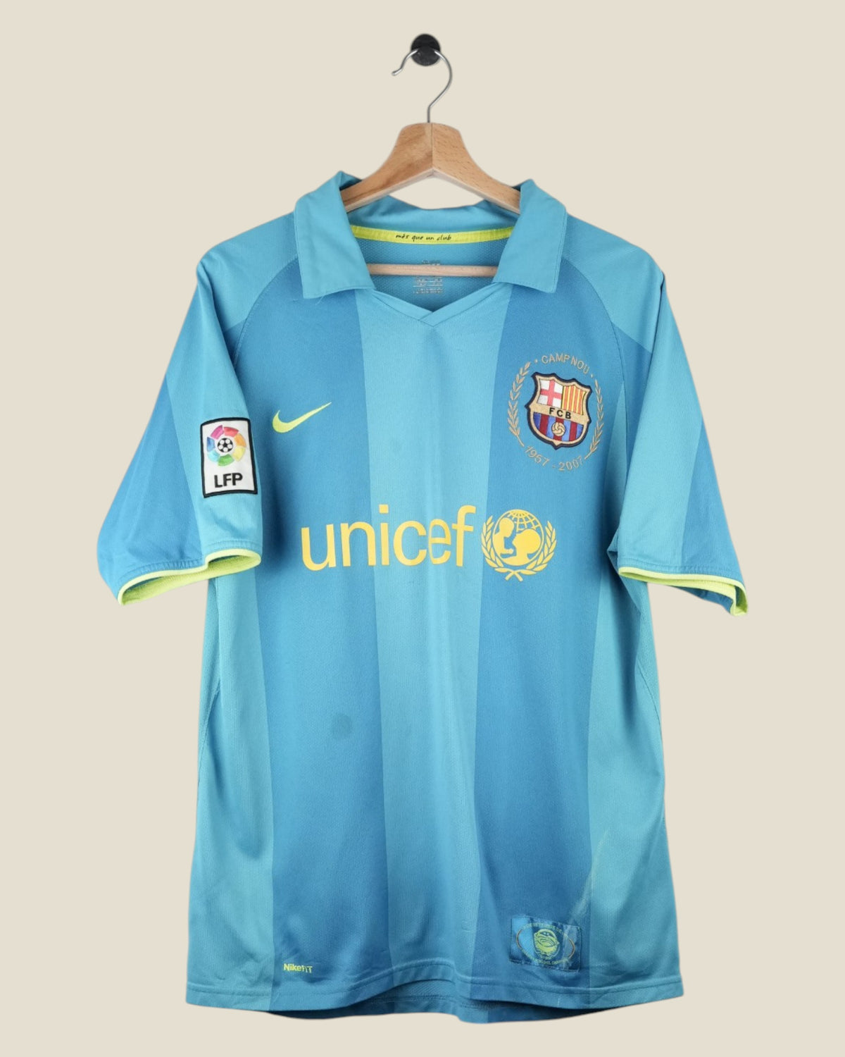 BARCELONA 2007/08 HENRY AWAY SHIRT (M) NIKE