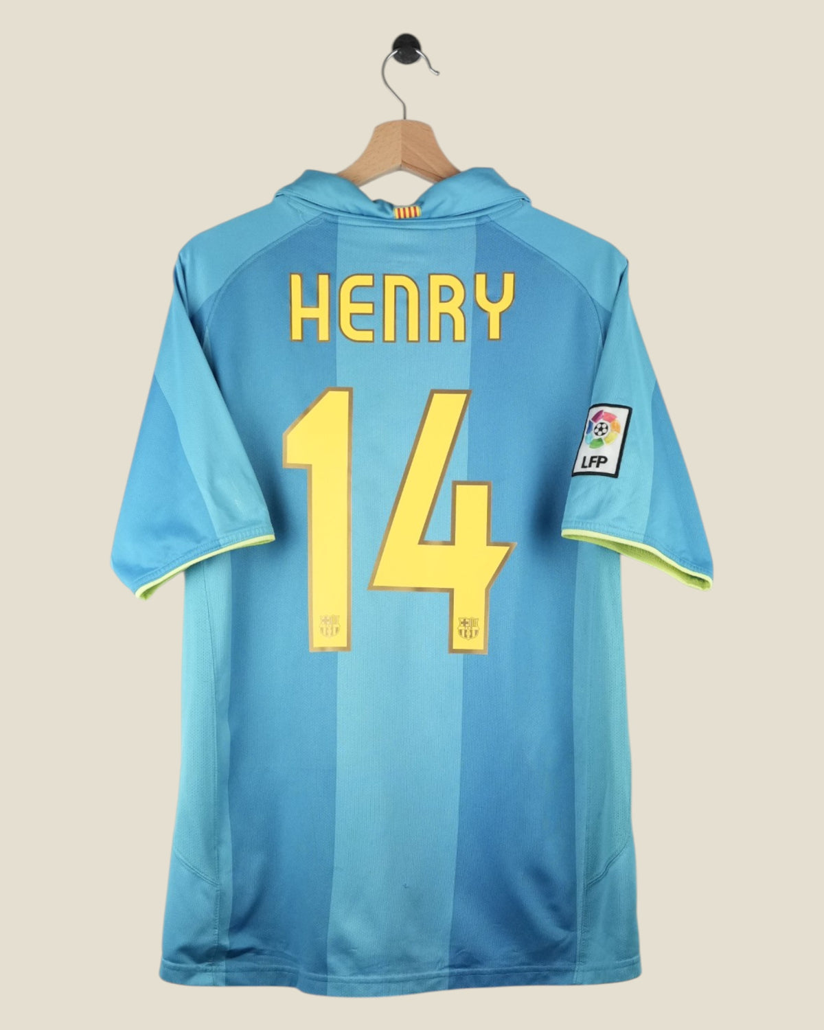 BARCELONA 2007/08 HENRY AWAY SHIRT (M) NIKE