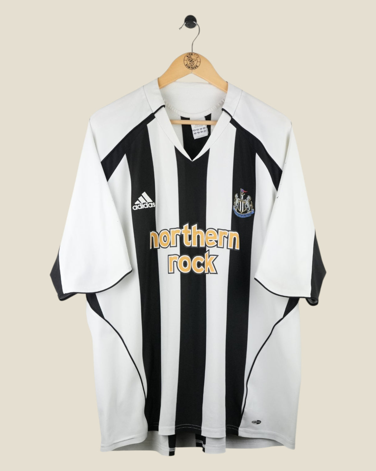 NEWCASTLE UNITED 2005/06 SHEARER HOME SHIRT (XXL) ADIDAS
