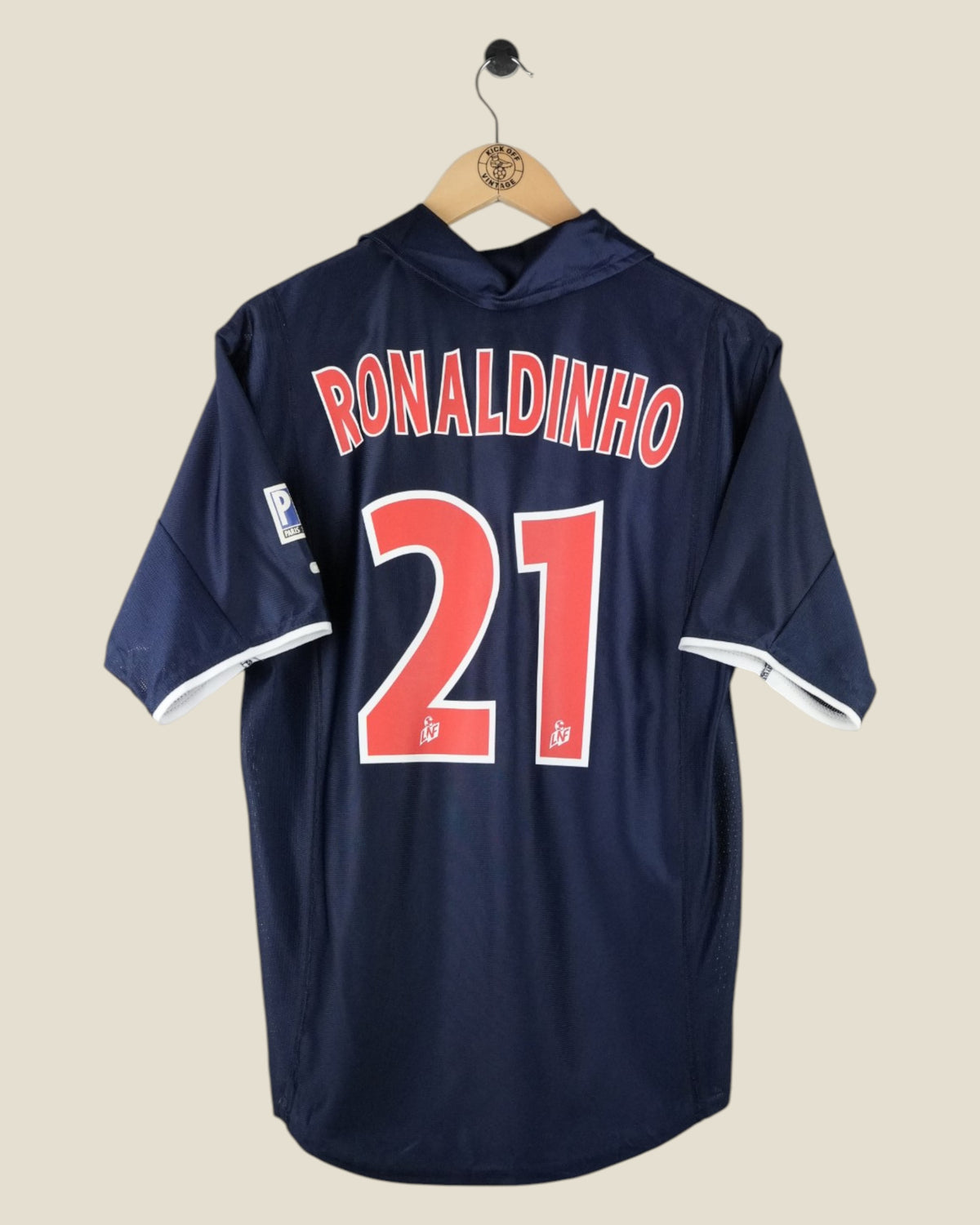 PARIS SAINT-GERMAIN 2001/02 RONALDINHO HOME SHIRT (M) NIKE