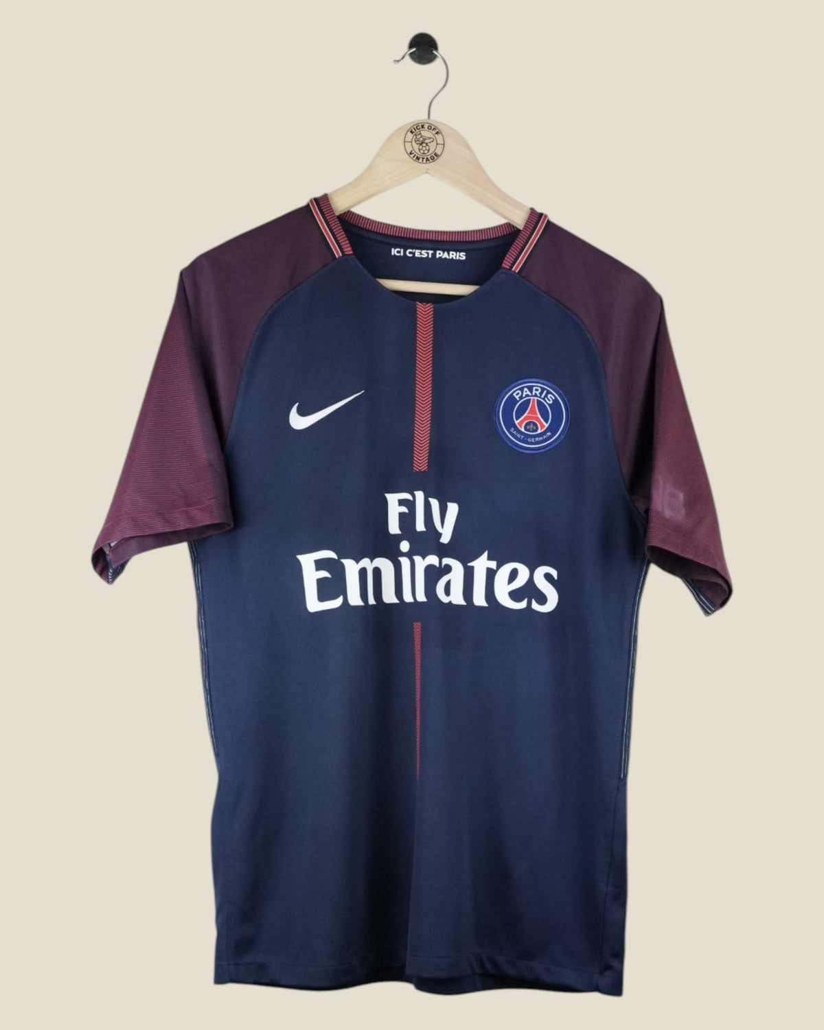 PARIS SAINT-GERMAIN 2017/18 NEYMAR HOME SHIRT (M) NIKE