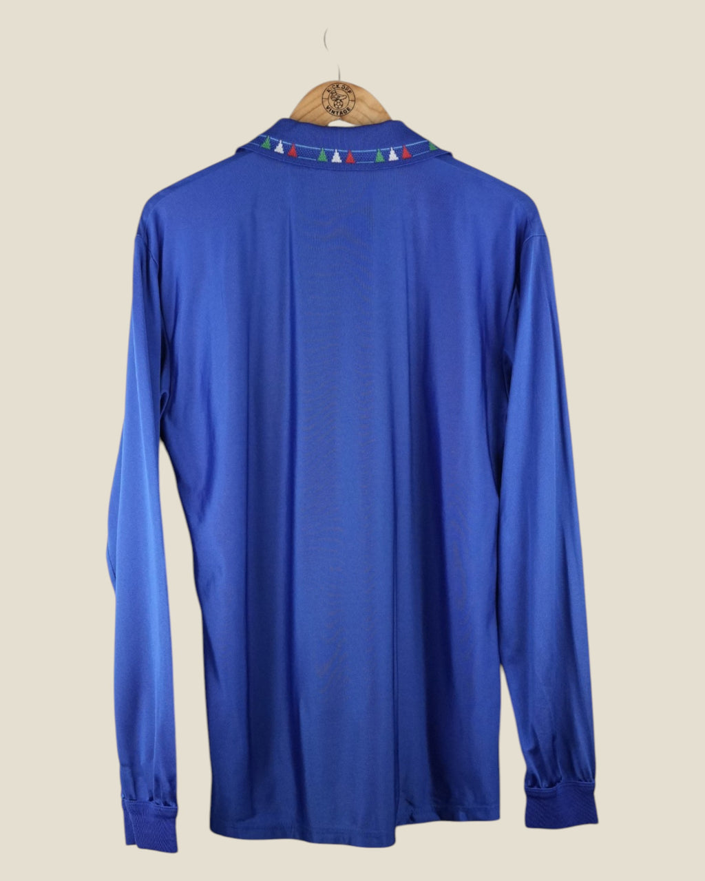 ITALY 1992 HOME L/S SHIRT (XL) DIADORA