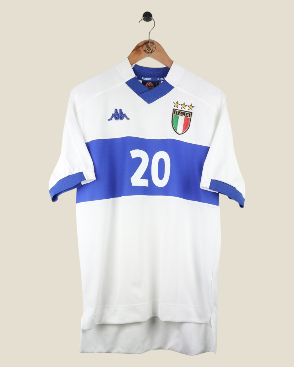 ITALY 1999 TOTTI AWAY SHIRT (M) KAPPA