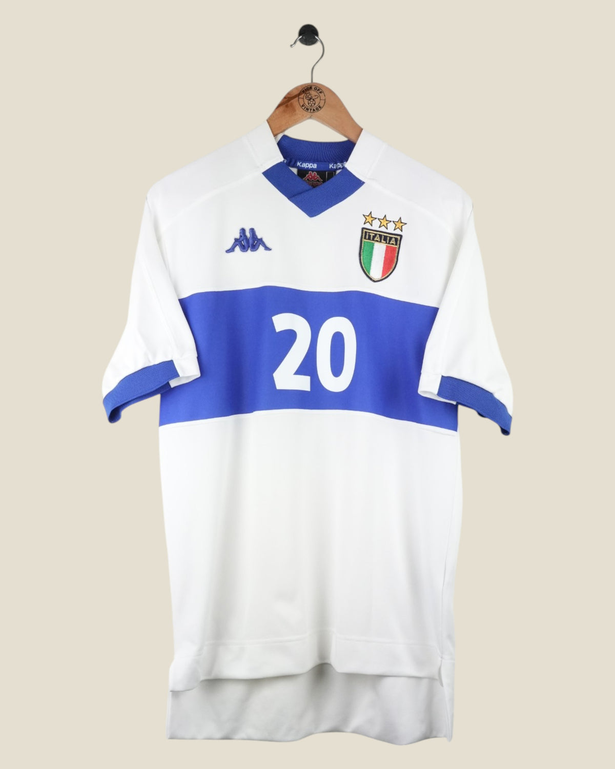 ITALY 1999 TOTTI AWAY SHIRT (M) KAPPA