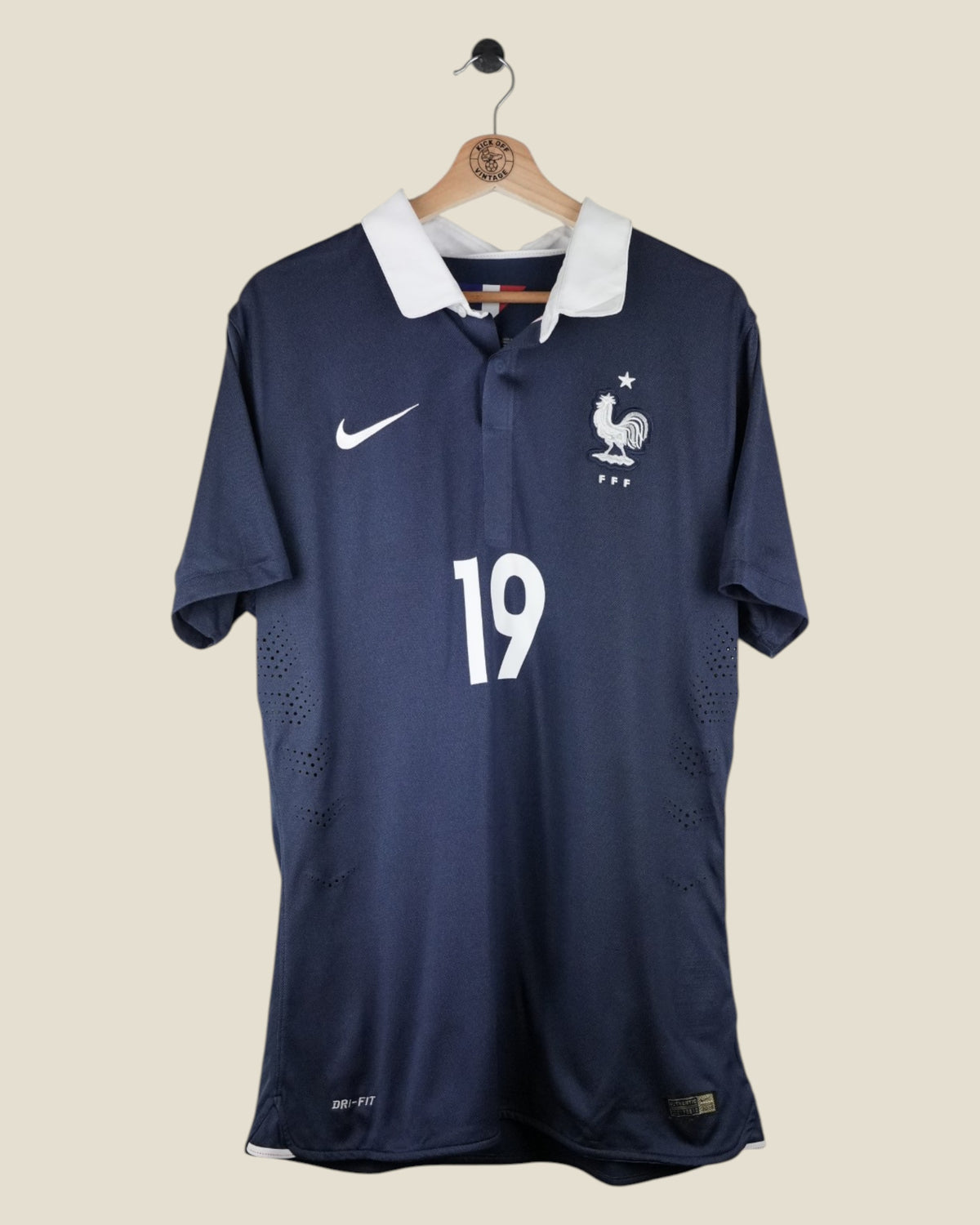 FRANCE 2014 POGBA HOME PLAYER VERSION SHIRT (L) NIKE