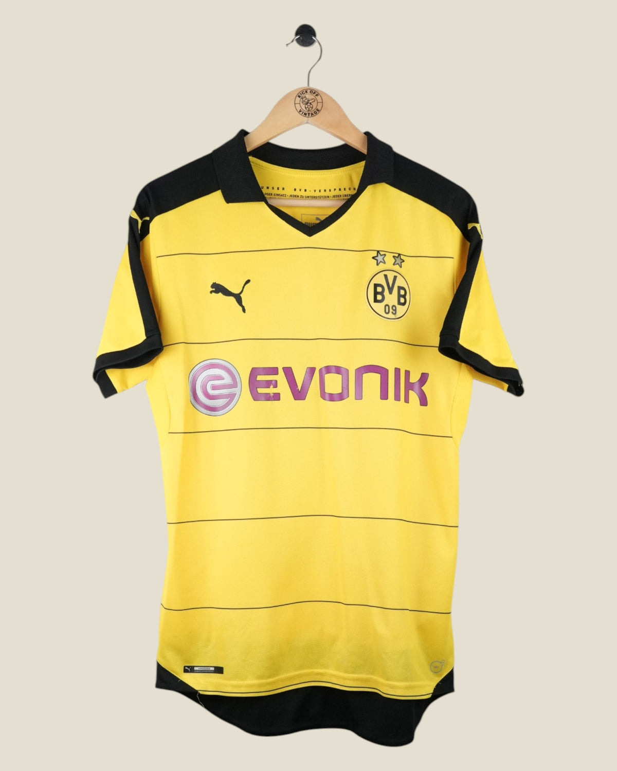 BORUSSIA DORTMUND 2015/16 BLASZCZYKOWSKI HOME SHIRT (M) PUMA