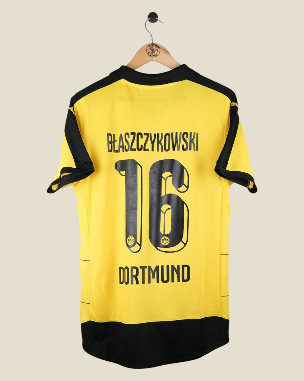 BORUSSIA DORTMUND 2015/16 BLASZCZYKOWSKI HOME SHIRT (M) PUMA