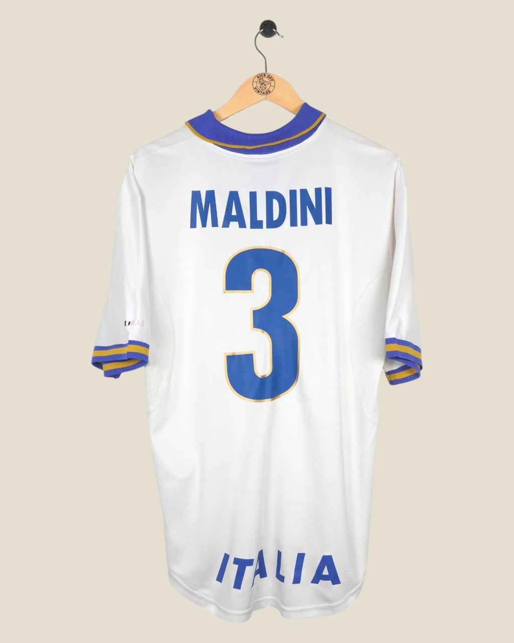 ITALY 1996 MALDINI AWAY SHIRT (XL) NIKE