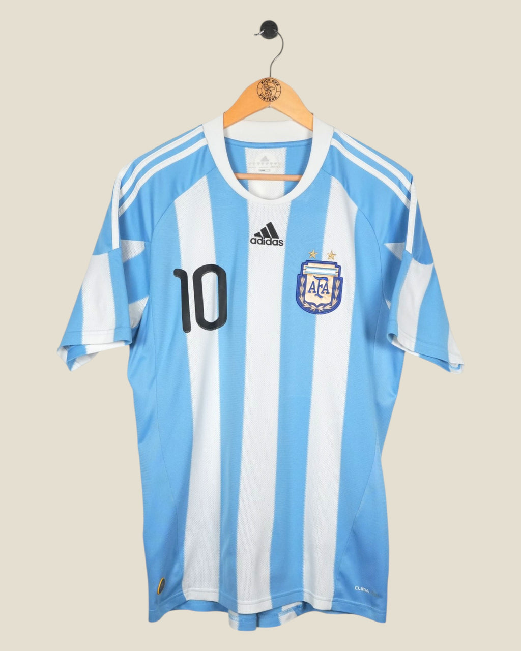 ARGENTINA 2010 MESSI HOME SHIRT (M) ADIDAS