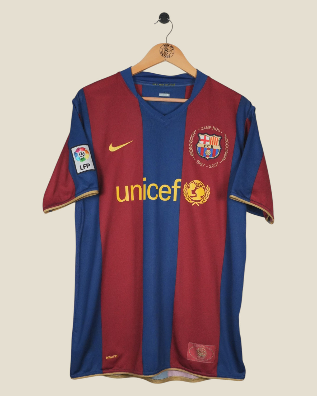 BARCELONA 2007/08 MESSI HOME SHIRT (L) NIKE