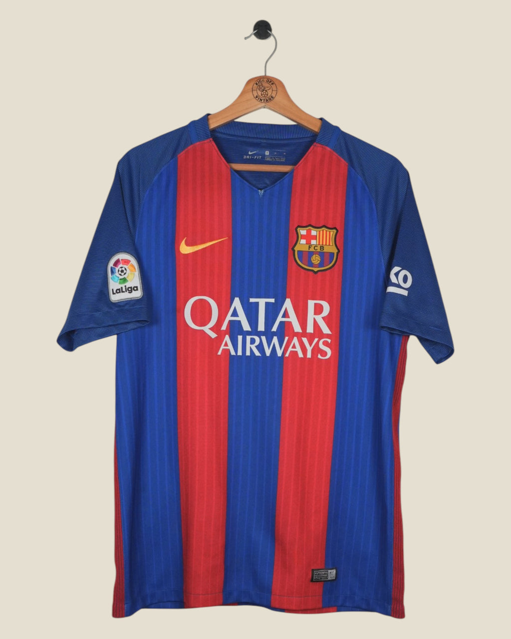 BARCELONA 2016/17 NEYMAR HOME SHIRT (M) NIKE