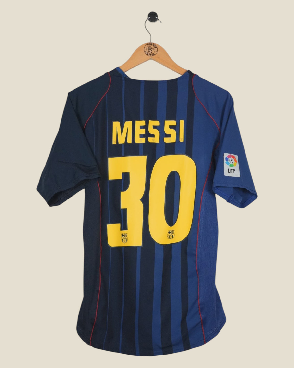 BARCELONA 2004/05 MESSI AWAY SHIRT (M) NIKE