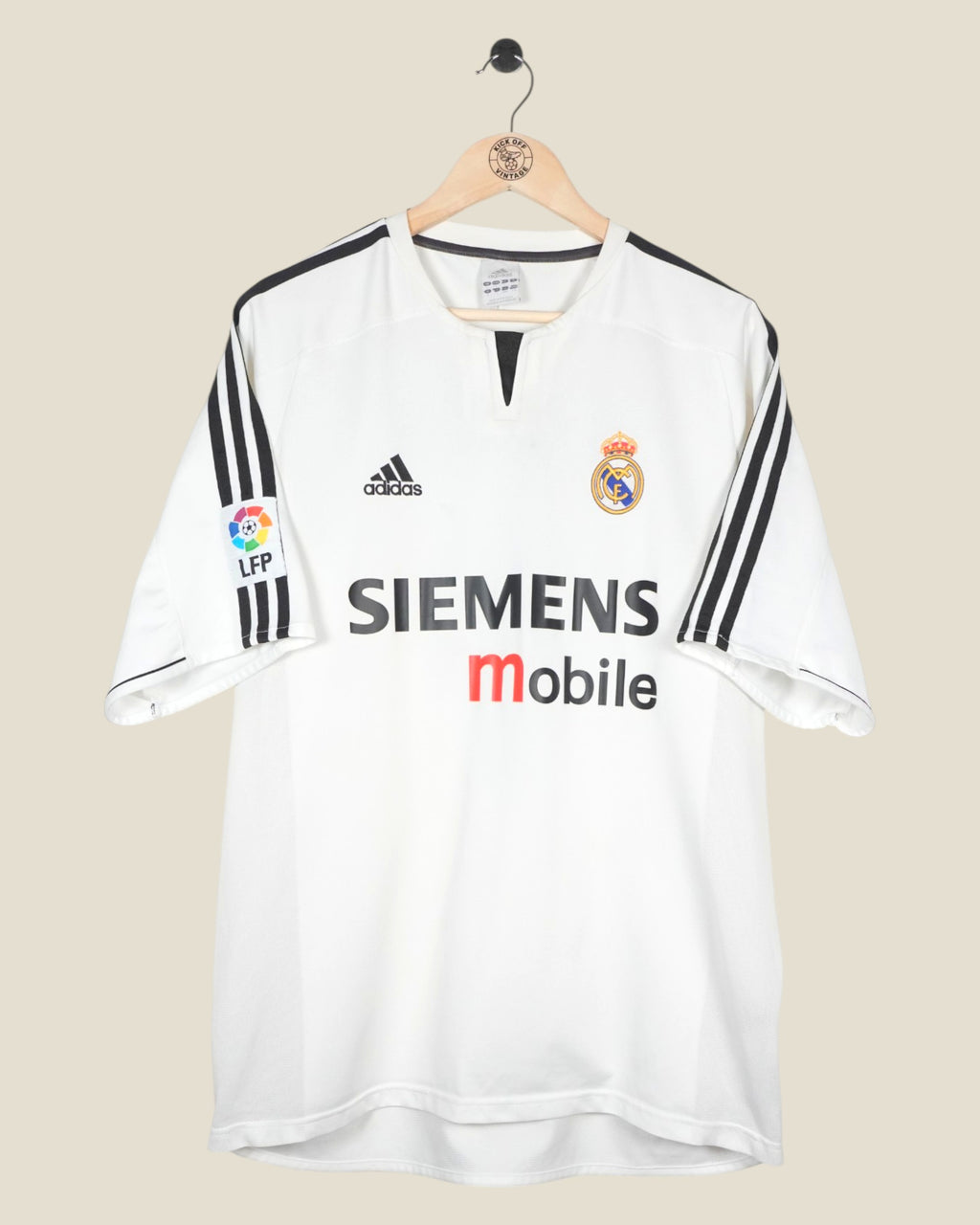 REAL MADRID 2003/04 RONALDO HOME SHIRT (L) ADIDAS