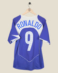 BRAZIL 2004 RONALDO AWAY SHIRT (M) NIKE