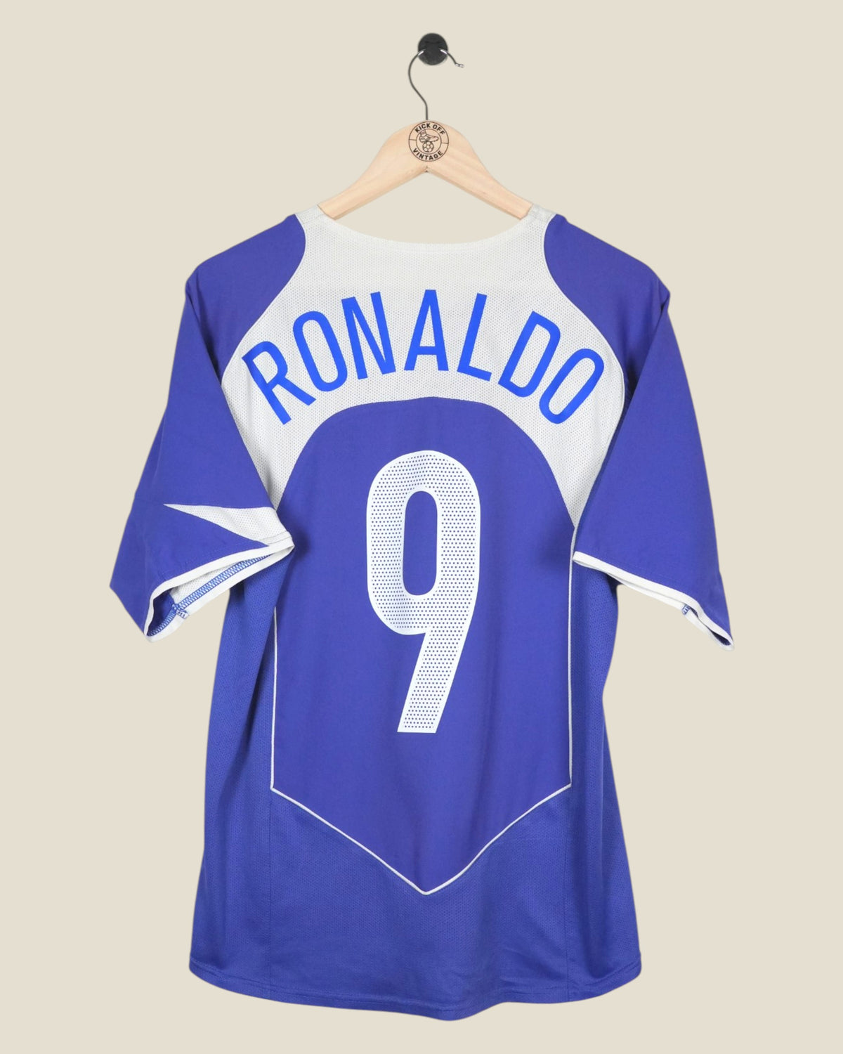 BRAZIL 2004 RONALDO AWAY SHIRT (M) NIKE