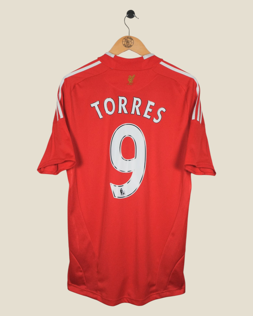 LIVERPOOL 2008/10 TORRES HOME SHIRT (M) ADIDAS