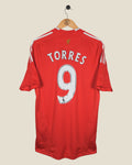 LIVERPOOL 2008/10 TORRES HOME SHIRT (M) ADIDAS
