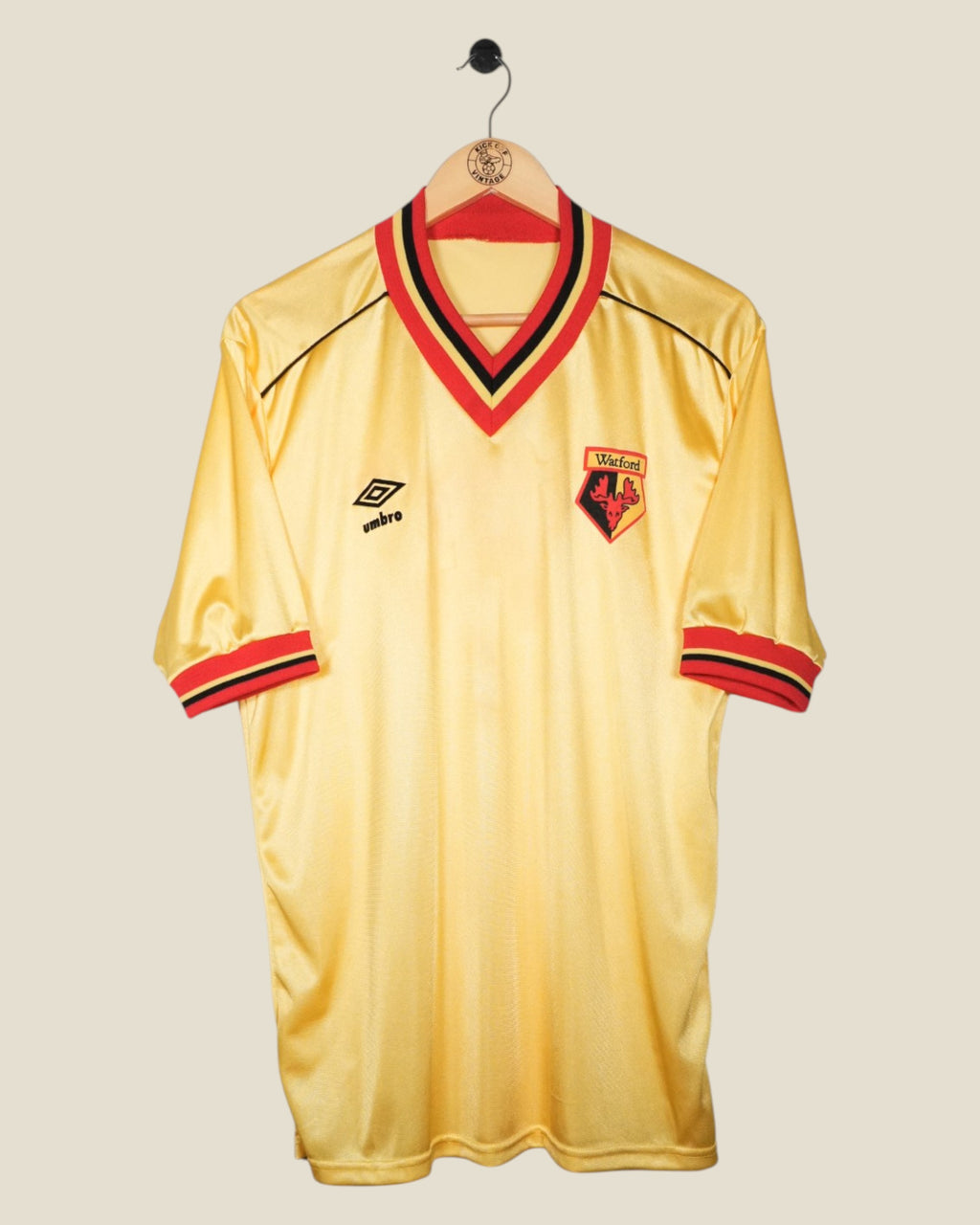 WATFORD 1982/85 HOME SHIRT (L) UMBRO