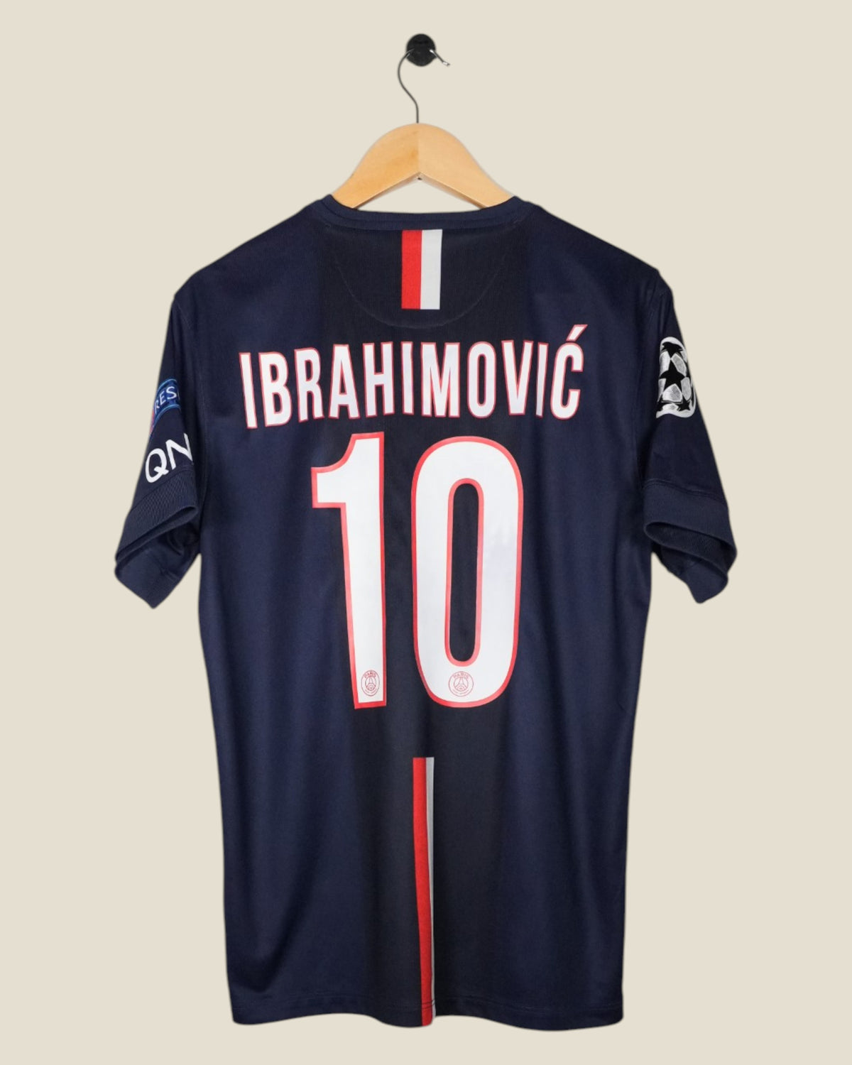 PARIS SAINT-GERMAIN 2014/15 IBRAHIMOVIC UCL HOME SHIRT (M) NIKE