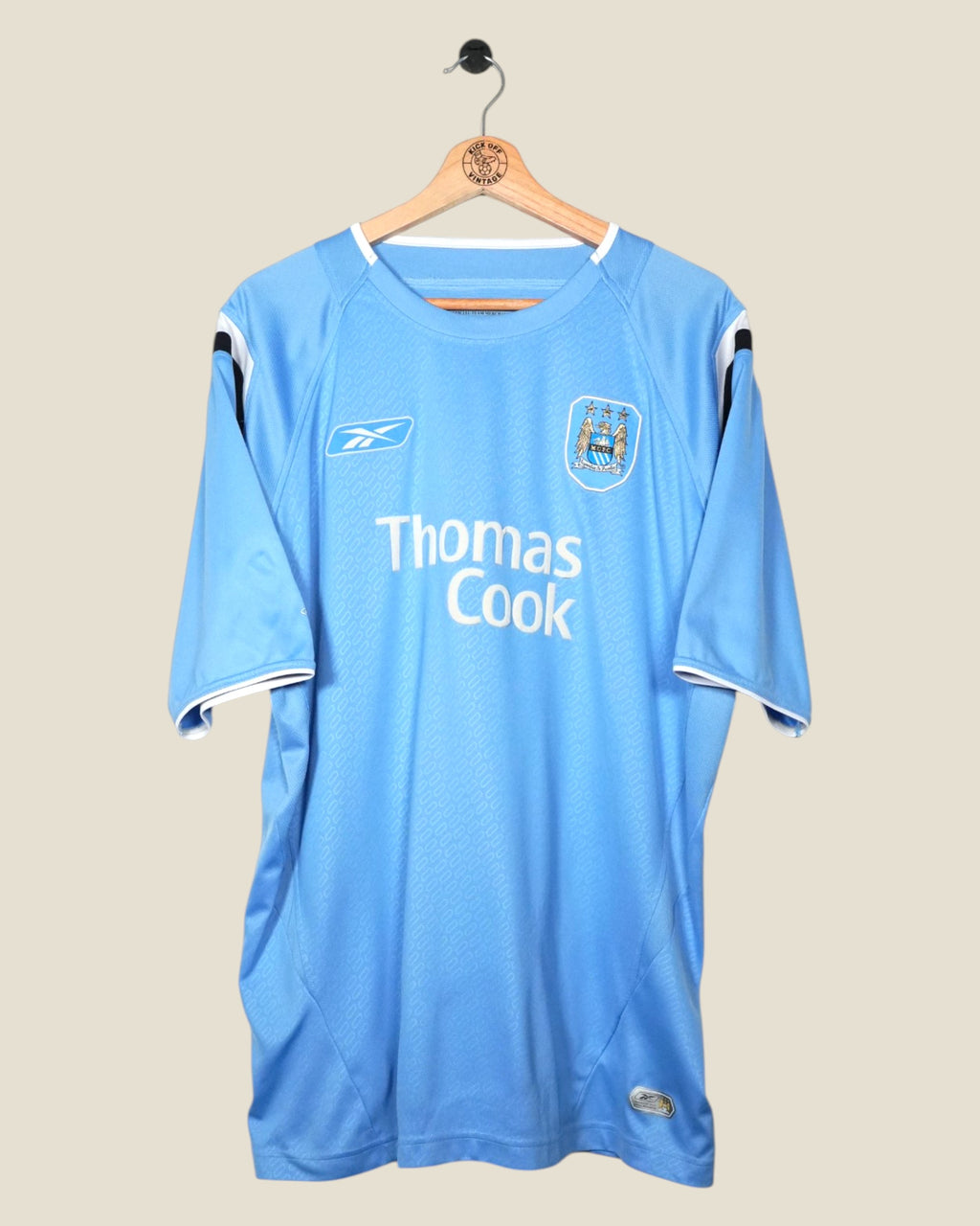 MANCHESTER CITY 2004/06 ANELKA HOME SHIRT (XL) REEBOK