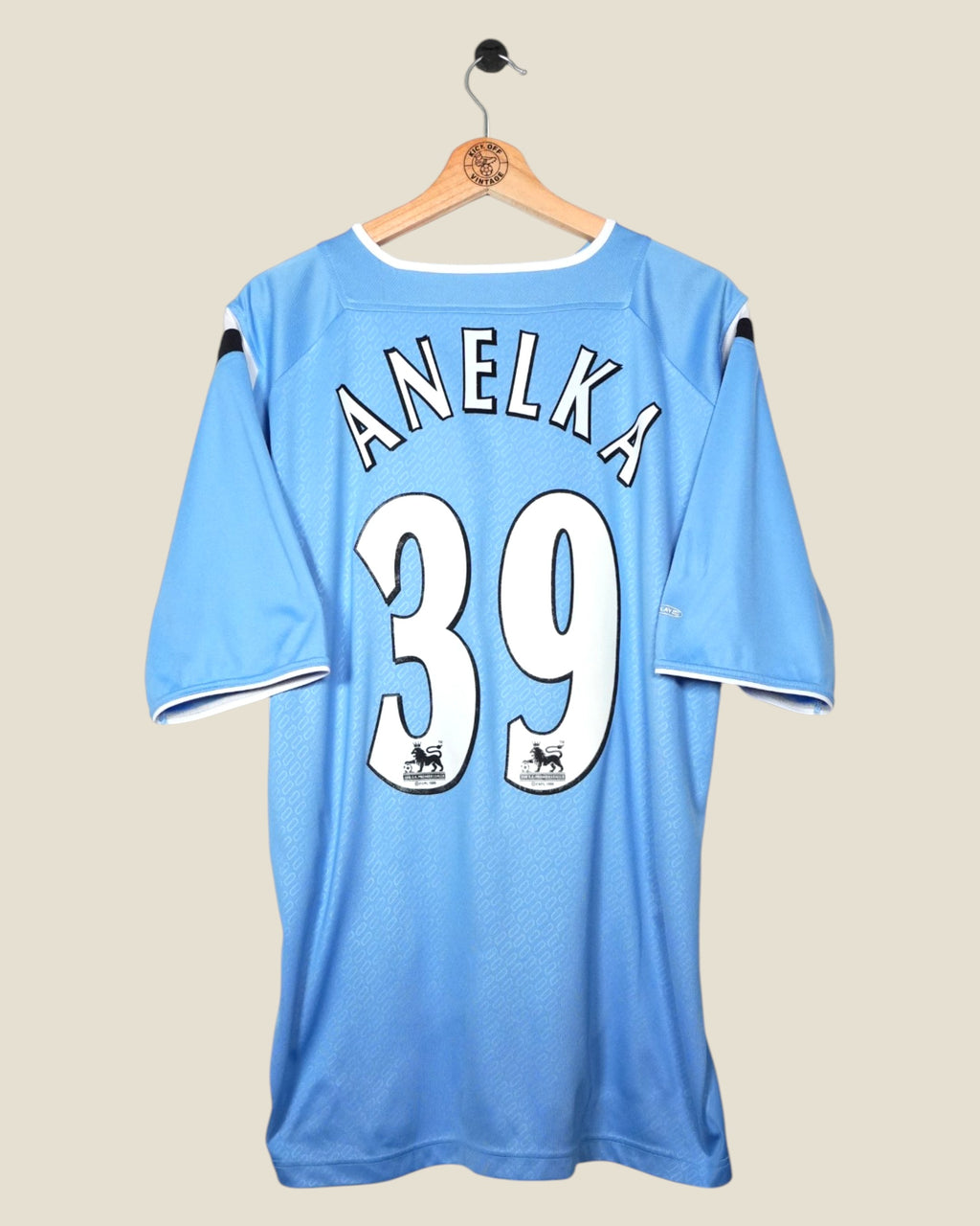 MANCHESTER CITY 2004/06 ANELKA HOME SHIRT (XL) REEBOK