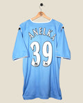 MANCHESTER CITY 2004/06 ANELKA HOME SHIRT (XL) REEBOK