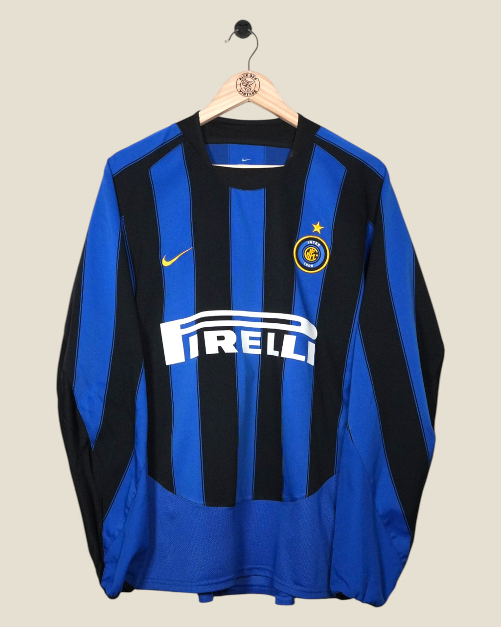 INTER MILAN 2003/04 ADRIANO HOME L/S SHIRT (M) NIKE