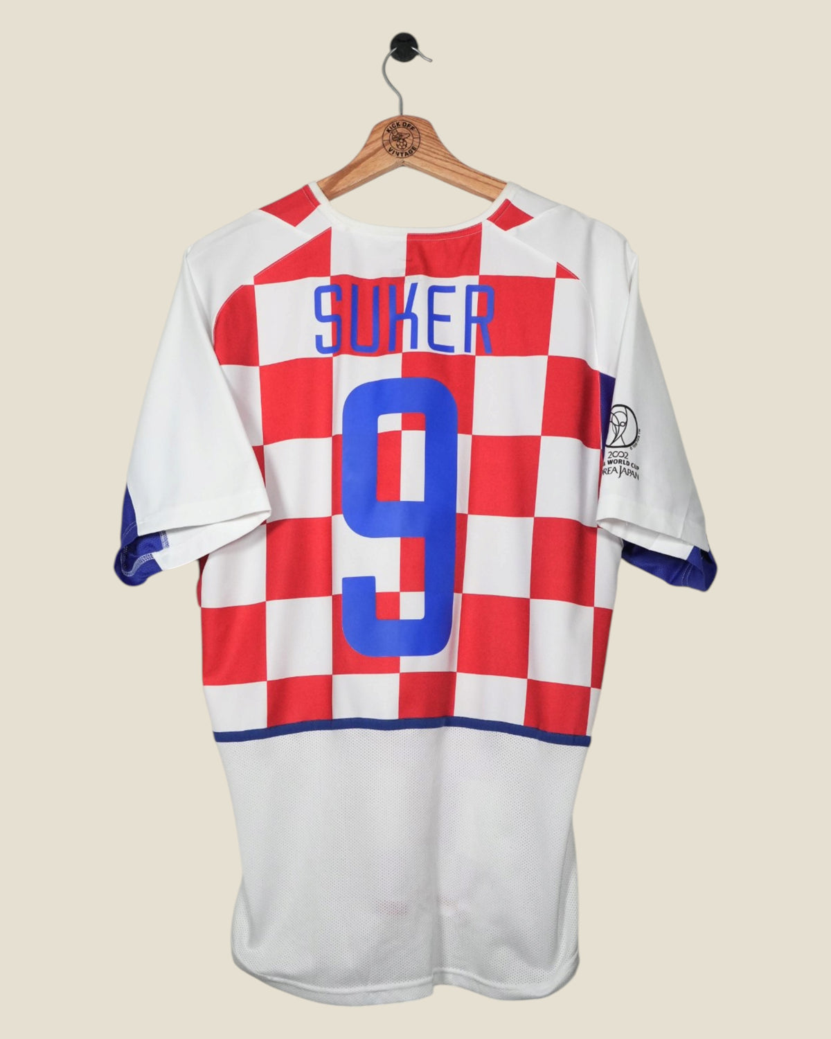 CROATIA 2002 SUKER WORLD CUP HOME SHIRT (M) NIKE