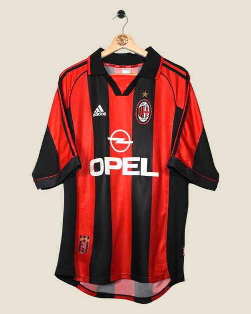 AC MILAN 1998/99 MALDINI HOME SHIRT (L) ADIDAS