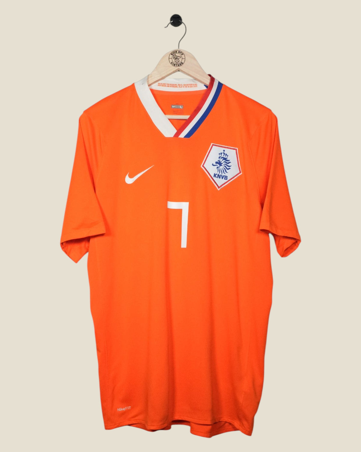 NETHERLANDS 2008 VAN PERSIE HOME SHIRT (L) NIKE
