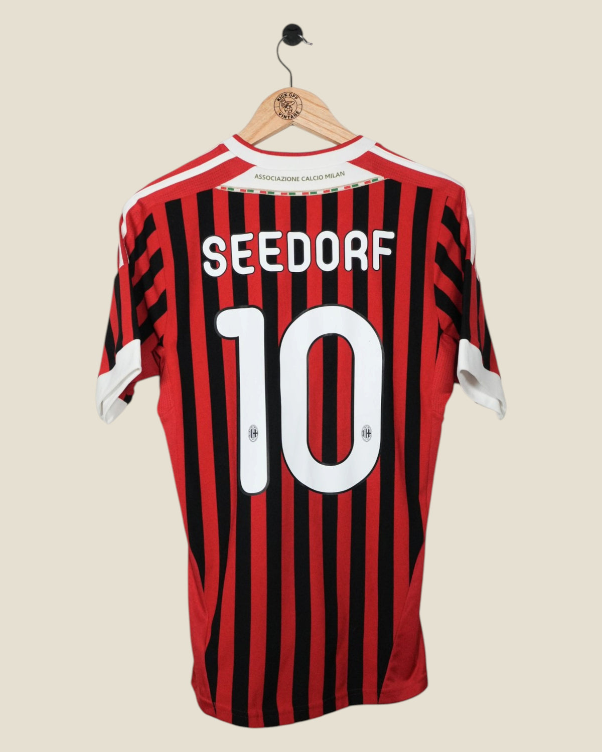 AC MILAN 2011/12 SEEDORF HOME SHIRT (S) ADIDAS