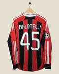 AC MILAN 2012/13 BALOTELLI UCL HOME L/S SHIRT (M) ADIDAS