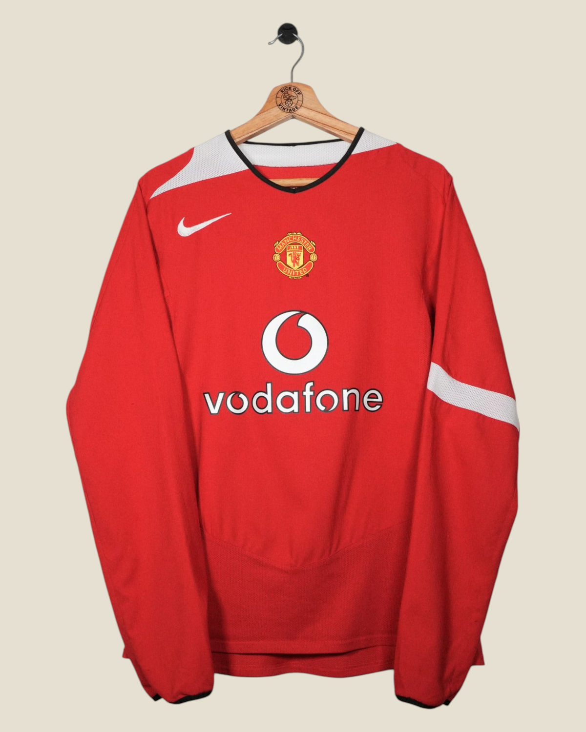 MANCHESTER UNITED 2004/06 RONALDO HOME SHIRT L/S (L) NIKE