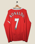 MANCHESTER UNITED 2004/06 RONALDO HOME SHIRT L/S (L) NIKE