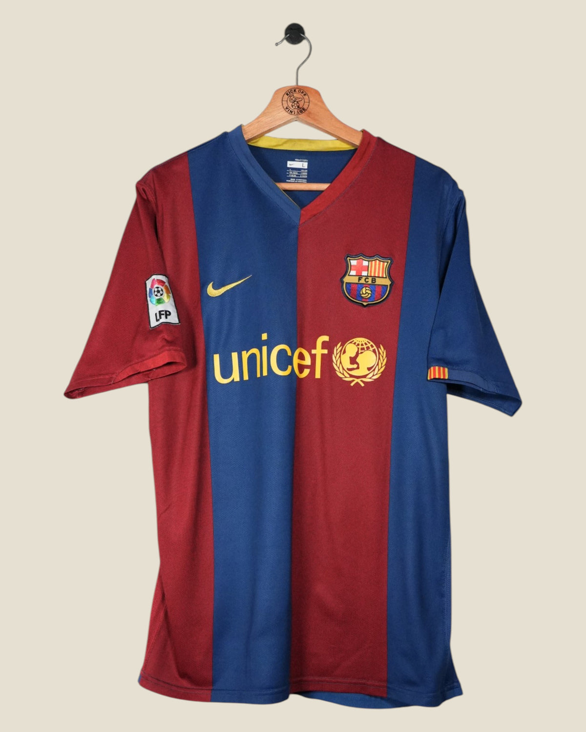 BARCELONA 2006/07 RONALDINHO HOME (L) NIKE