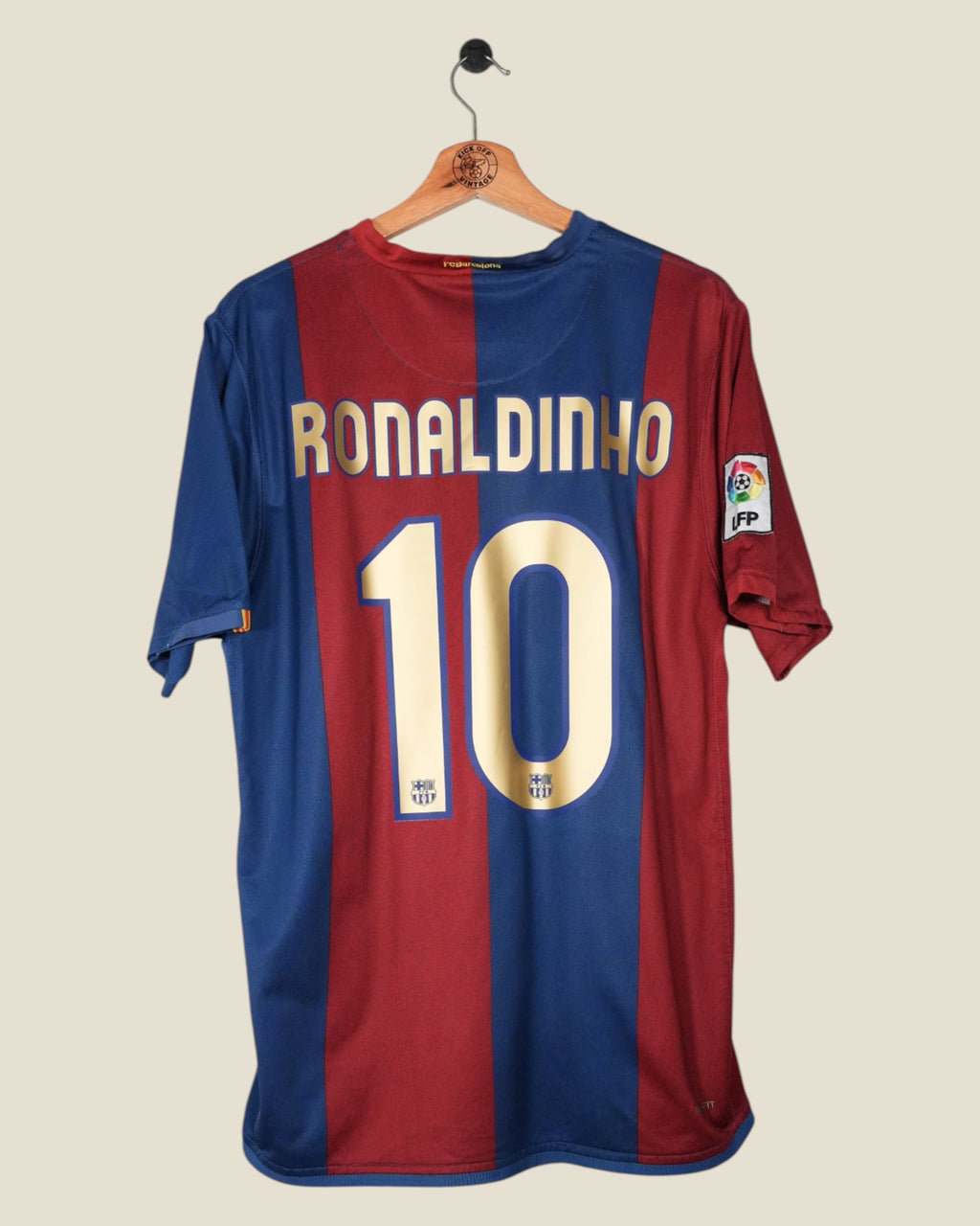 BARCELONA 2006/07 RONALDINHO HOME (L) NIKE