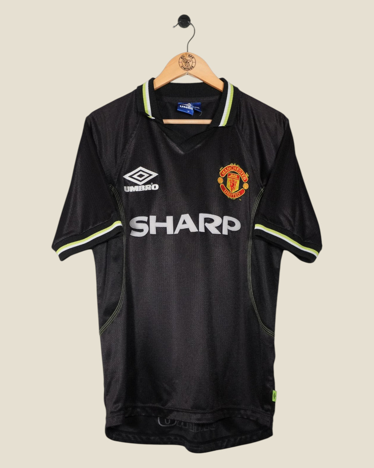 MANCHESTER UNITED 1998/99 BECKHAM THIRD (M) UMBRO