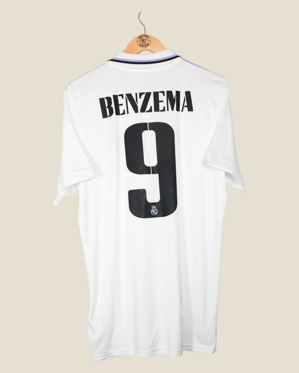 REAL MADRID 2022/23 BENZEMA HOME BNWT (L) ADIDAS