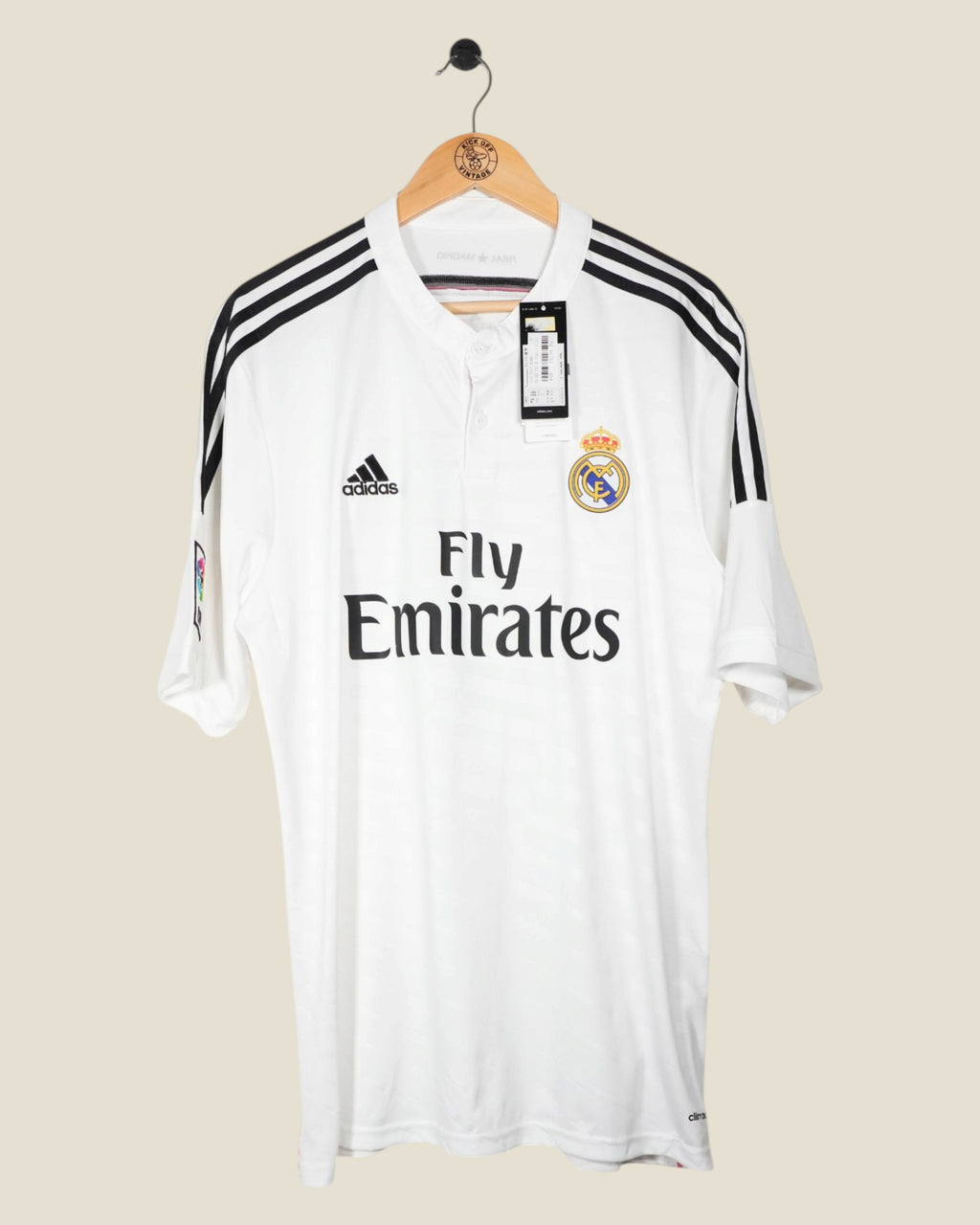 REAL MADRID 2014/15 RONALDO HOME BNWT (XL) ADIDAS