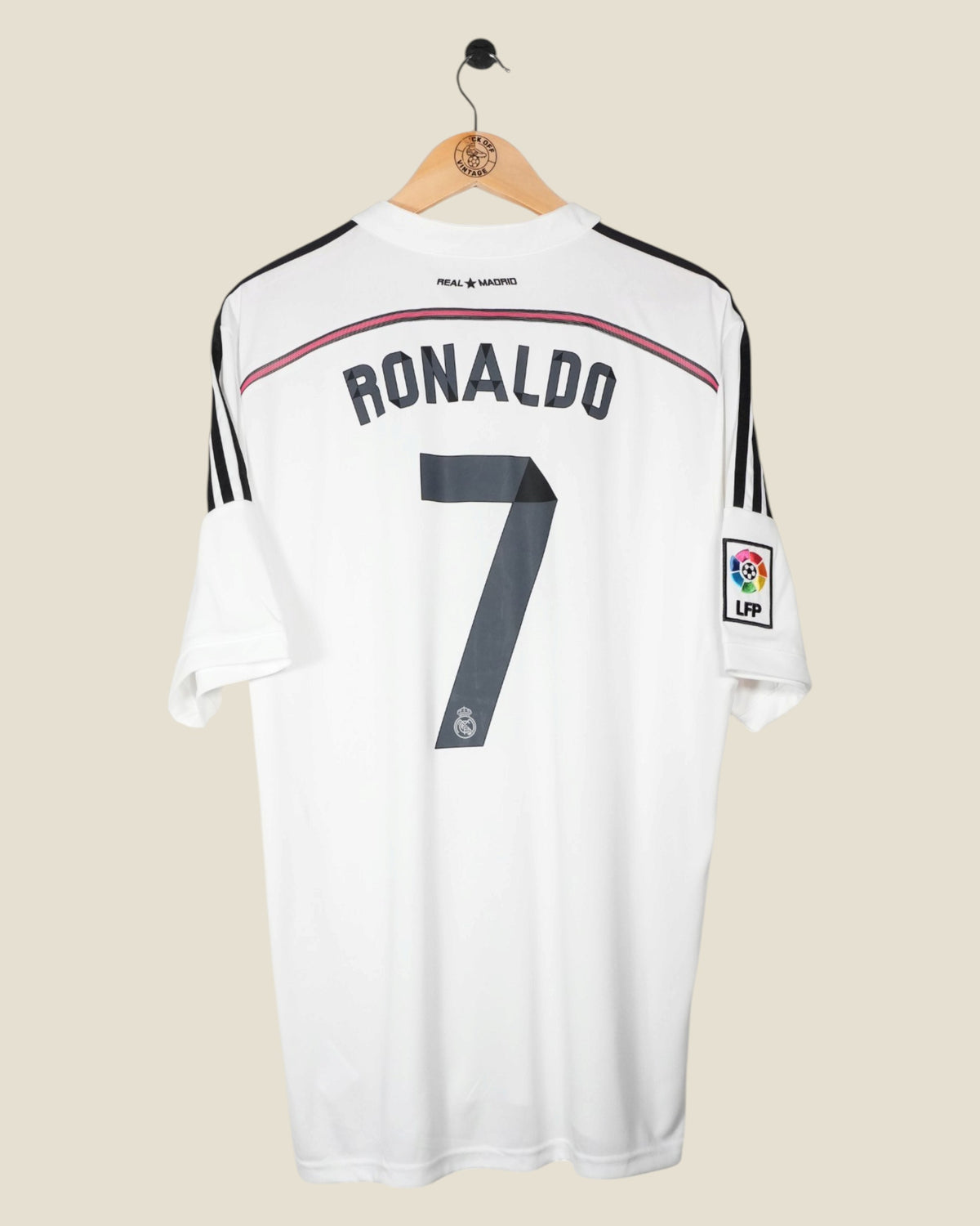 REAL MADRID 2014/15 RONALDO HOME BNWT (XL) ADIDAS