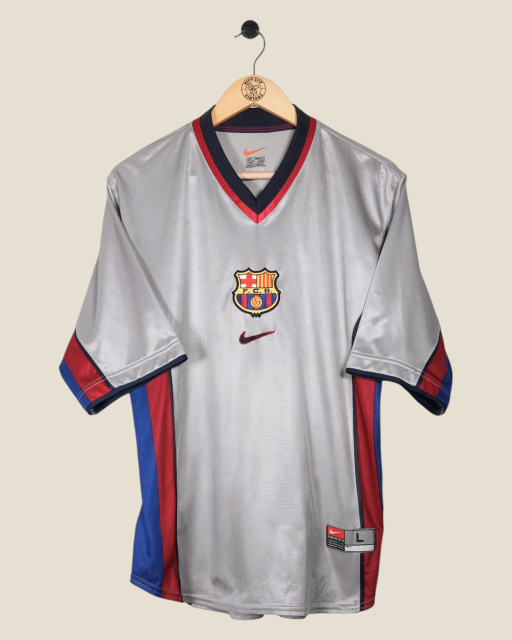 BARCELONA 1998/01 RIVALDO AWAY (L) NIKE