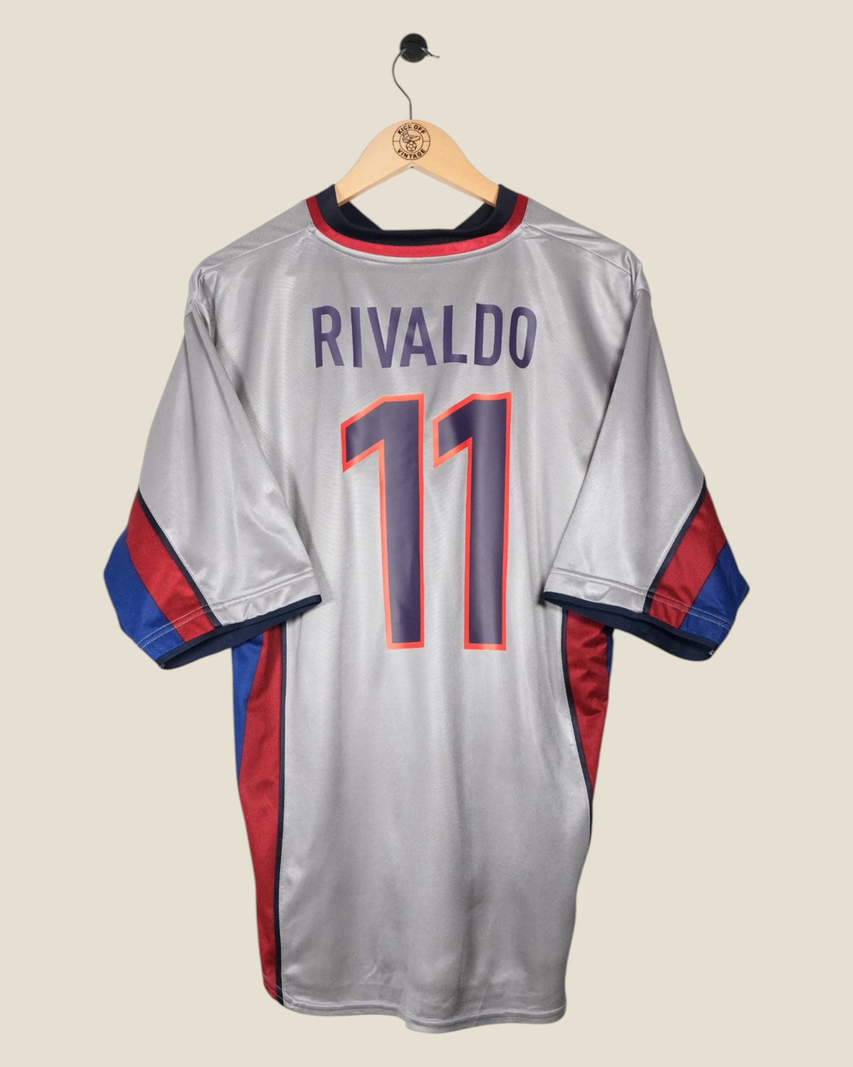 BARCELONA 1998/01 RIVALDO AWAY (L) NIKE